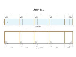 Canvasman Ltd (Baildon, West Yorkshire): Glass Partition Offices on Mezzanine