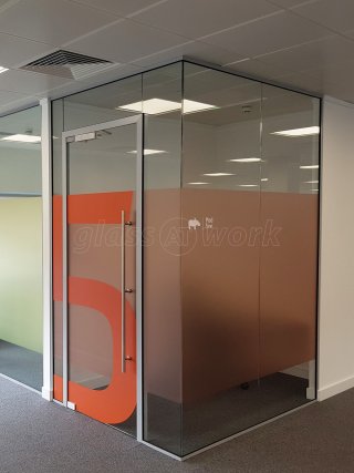 Twogether Creative Ltd (Marlow, Buckinghamshire): Large Glass Office Partitioning Fitout
