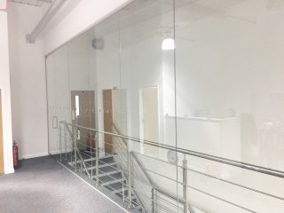 ABA Engineering (Sevenoaks, Kent): Glass Office Wall