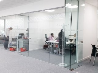 Peak & Pennine Properties Ltd (The Park, Nottingham): Frameless Glass Partitions