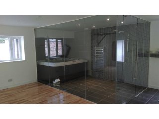 Domestic Project (Church, Liverpool): Glass Corner Room