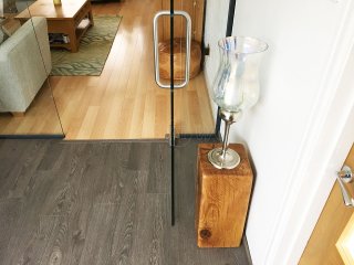 Domestic Installation (Stockton on Tees, County Durham): Residential Glass Partition Wall And Frameless Door
