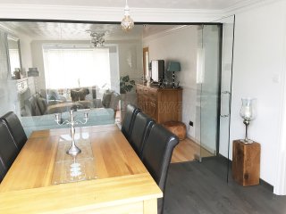 Domestic Installation (Stockton on Tees, County Durham): Residential Glass Partition Wall And Frameless Door