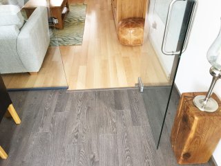 Domestic Installation (Stockton on Tees, County Durham): Residential Glass Partition Wall And Frameless Door