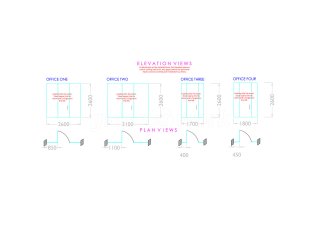 Togel Contractors Ltd (Civic Quarter, Leeds): Glass Partition Walls With Doors