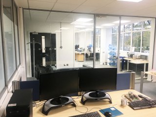 Ocean Blue Software Ltd (Brislington, Bristol): Glass Screen Partition and Door