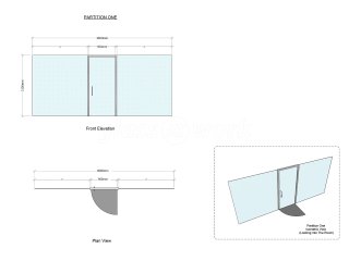 Mathnasium (Radlett, Hertfordshire): Office Glass Partitioning (With Soundproofing)