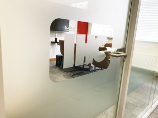 Royal IHC (Newcastle upon Tyne): Double Glazed Glass Office Partition