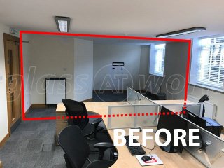 Royal IHC (Newcastle upon Tyne): Double Glazed Glass Office Partition