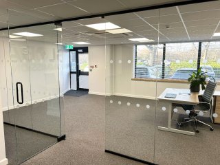 Global CxM (Whitstable, Kent): Toughened Glass Office Partition