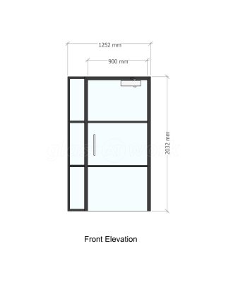 Domestic Project (Seaford, East Sussex): T-Bar Aluminium Black Framed Glass Doors