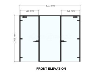 Hart Shoreditch Hotel London (Shoreditch, London): Acoustic Glass Office Partitions