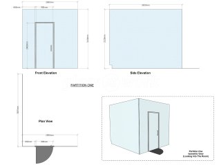 Hummingbird Travel (Brent, London): Corner Glass Meeting Room With Black Track