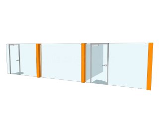 The Hill Group (Hounslow, London): Commercial Glass Office Partitions With White Frame