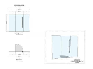 Domestic Project (Holywell, Flintshire): Frameless Glass Door Vestibule