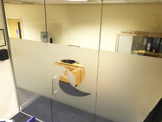 One Step Solutions LLP (Huntingdon, Cambridgeshire): Small Glass Partition And Glass Door