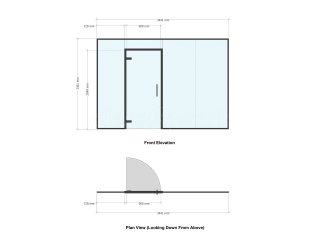 Domestic Project (Kettering, Northamptonshire): Home Office Glass Partition Using Acoustic Glazing