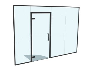 Domestic Project (Kettering, Northamptonshire): Home Office Glass Partition Using Acoustic Glazing