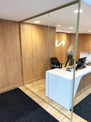 Kia, Triangle of Chesterfield Ltd (Chesterfield, Derbyshire): Glass Office Pods and Car Showroom Glazing
