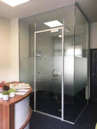 RDC Solicitors (Ilkley, West Yorkshire): Laminated Acoustic Glass Office Pod