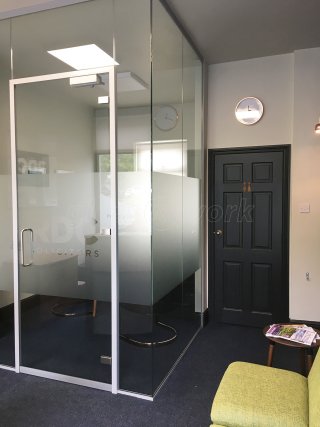 RDC Solicitors (Ilkley, West Yorkshire): Laminated Acoustic Glass Office Pod
