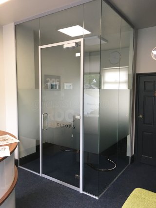 RDC Solicitors (Ilkley, West Yorkshire): Laminated Acoustic Glass Office Pod
