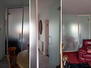 Domestic Project (Halifax, West Yorkshire): Internal Glass Screen With Door