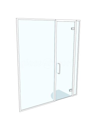 Domestic Project (Halifax, West Yorkshire): Internal Glass Screen With Door