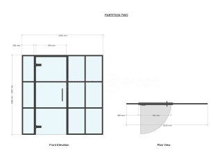 Domestic Project (Mansfield, Nottinghamshire): T-Bar Panelled Glass Walls and Doors in the Heritage-Style