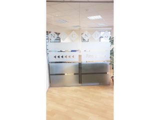 National Design Consultancy (Morley, Leeds): Open Ended Glass Partition / Glass Office Divider