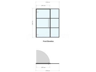 Domestic Project (Mold, Flintshire): T-bar Heritage Style Metal and Glass Door With Side Panel