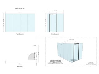 L.I.P. Construction (Lockerbie, Dumfries and Galloway): Glass Corner Room Cubicle With Soundproofing In Scotland