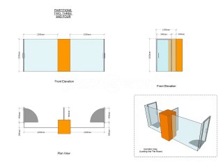 The Media Image (Lambeth, London): Acoustic Glass Office Partitions With Black Frame
