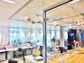 Chiswick Park Studios (Chiswick, London): Double Glazed Acoustic Glass Partitions