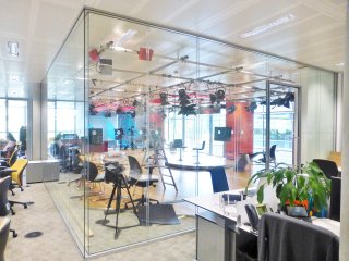 Chiswick Park Studios (Chiswick, London): Double Glazed Acoustic Glass Partitions