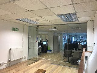 Digital Results (Clerkenwell, London): Glass Office Partition