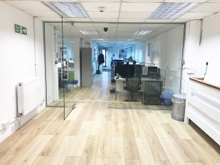 Digital Results (Clerkenwell, London): Glass Office Partition