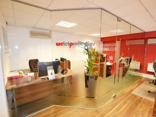 We Let Properties (Central Manchester): Glass Partition With Skyline Film Manifestation