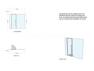 Blacks Visual Merchandising Ltd (Mayfair, London): Laminated Acoustic Glass With Framed Door [Basalt grey RAL 7012]