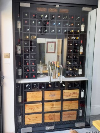 Wine Room (Surbiton, London): Frameless Glass Wine Room