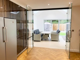 Residential Project (Bury, Greater Manchester): Glass Double Doors With An Industrial Style