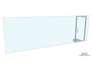Miller Graphics UK (Beverley, East Yorkshire): Single Glazed Acoustic Partition with Framed Door