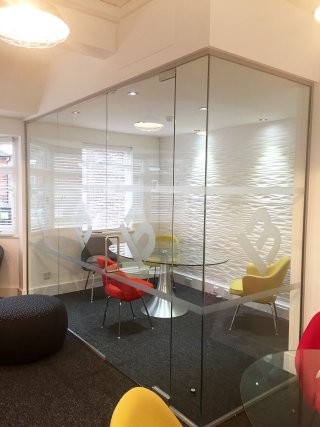 Mortgage Business (Brentwood, Essex): Glass Office Partitioning