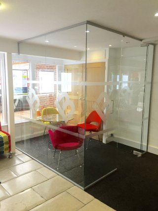 Mortgage Business (Brentwood, Essex): Glass Office Partitioning