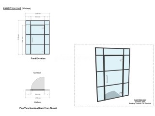 Residential Project (Bournemouth, Dorset): T-Bar Warehouse-Style Walls and Doors