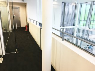 Niftylift Ltd (Milton Keynes, Buckinghamshire): Mezzanine Glass Wall Partition For Atrium