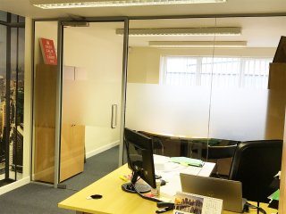 Glowcroft Ltd (Ipswich, Suffolk): Acoustic Glass Office Wall (aka Soundproof Glass Partition)