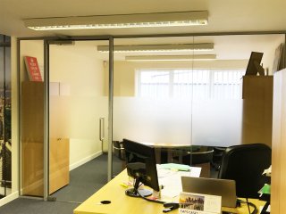 Glowcroft Ltd (Ipswich, Suffolk): Acoustic Glass Office Wall (aka Soundproof Glass Partition)