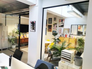 Only Orca (Arnos Vale, Bristol): Acoustic Glass Office Partition