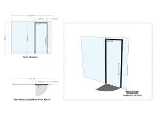 Only Orca (Arnos Vale, Bristol): Acoustic Glass Office Partition